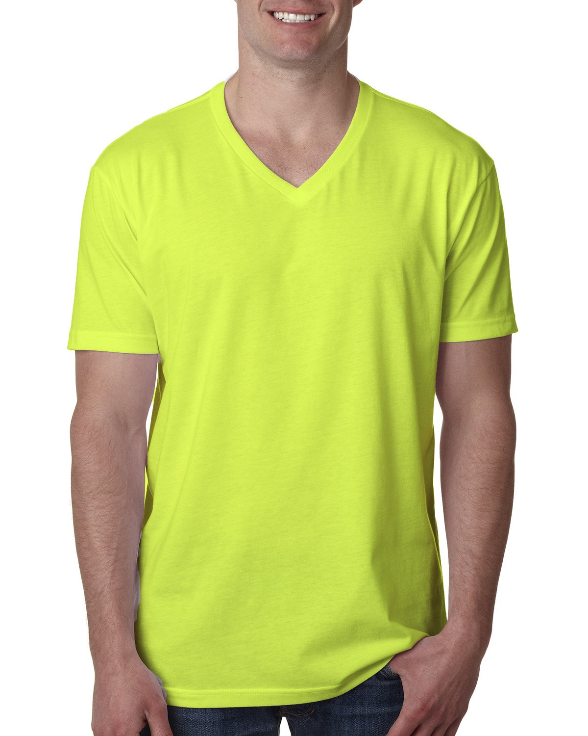 Next Level Apparel 6240 Mens Short Sleeve Premium CVC V Neck Stylish T-Shirt