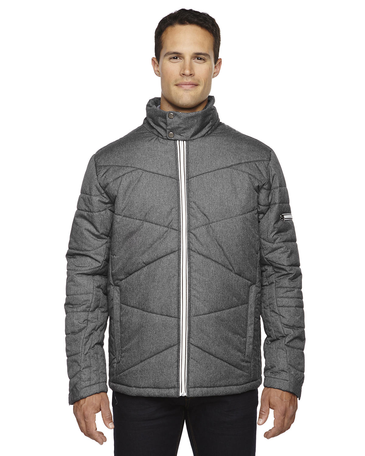 North End Sport Blue Men's Avant Tech Mélange Insulated Jacket with Heat  Reflect Technology - 88698