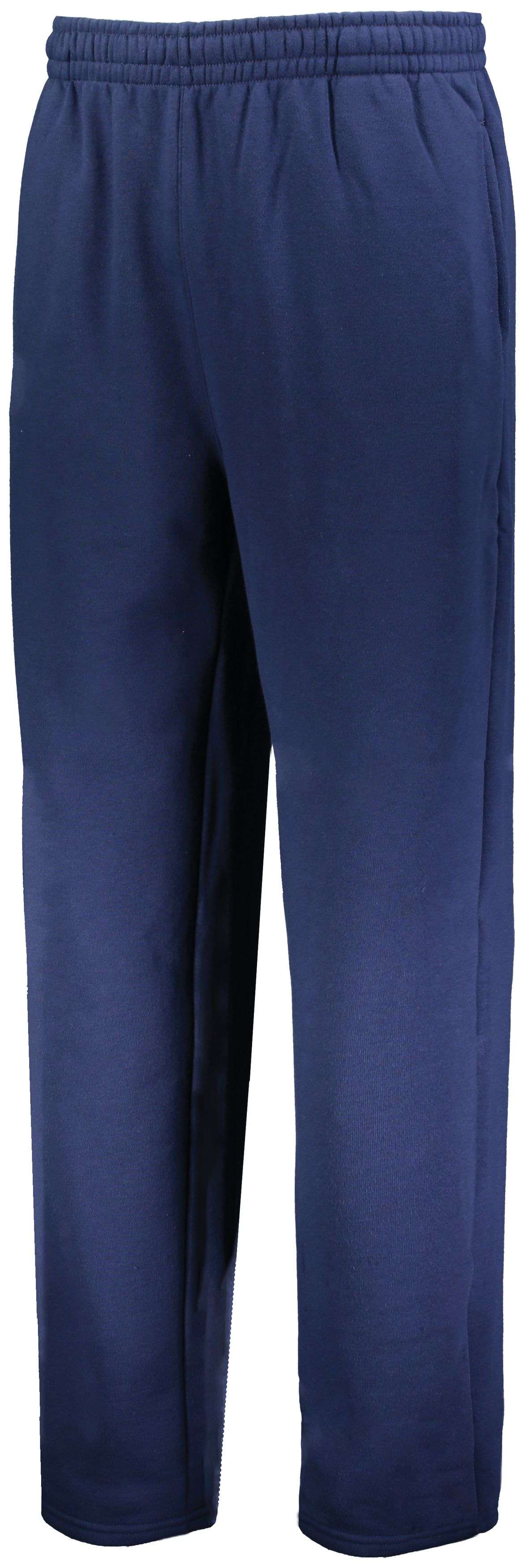 Russell 82ANSM Mens Open Bottom Easy Care Sweatpant With Pockets