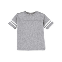 Rabbit Skins 3037 Toddler Short Sleeve Football Fine Jersey Crew Neck Stylish T-Shirt