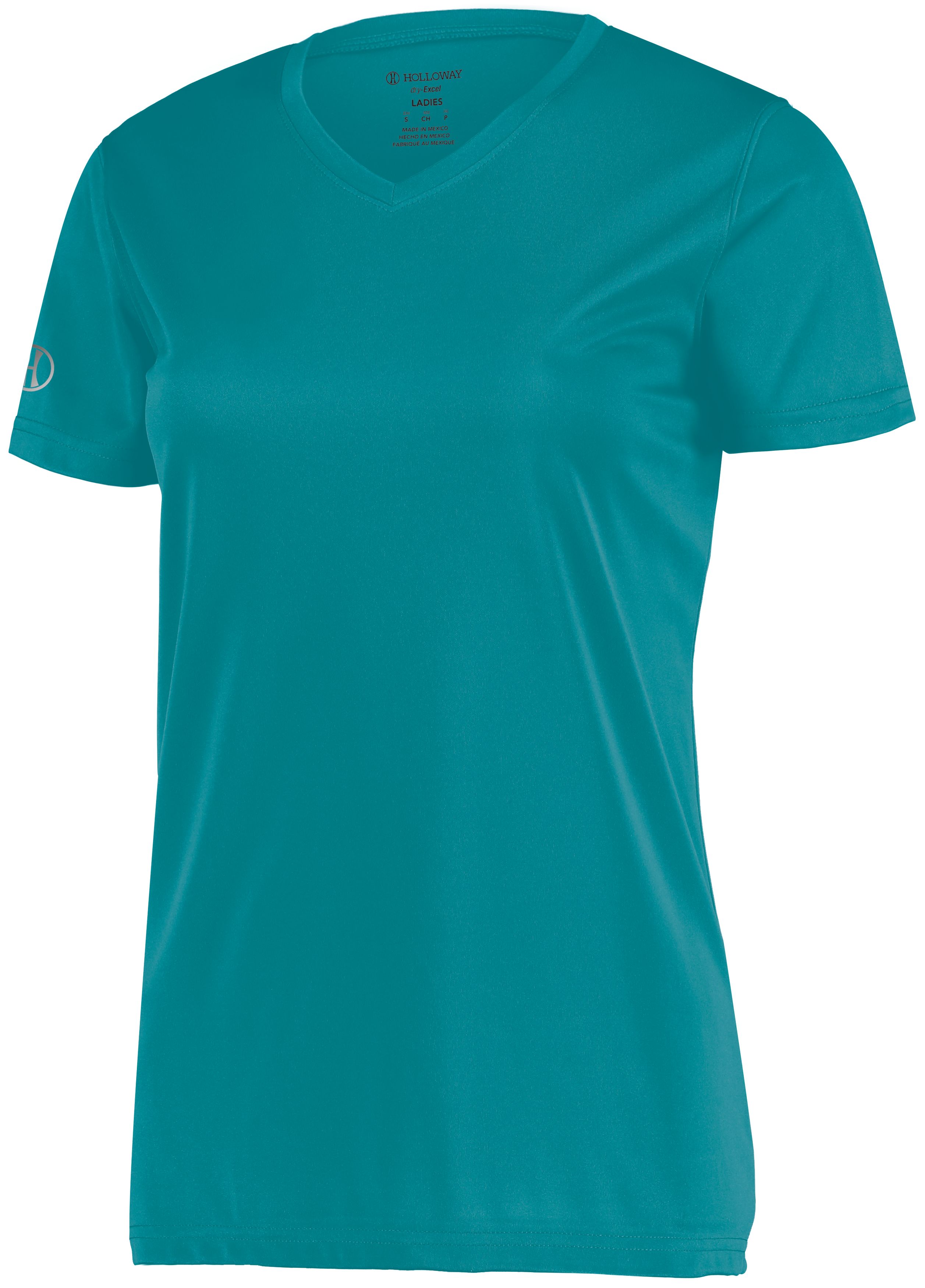 HOLLOWAY 222820 Womens Short Sleeve Odor Resistant Momentum V Neck T-Shirt