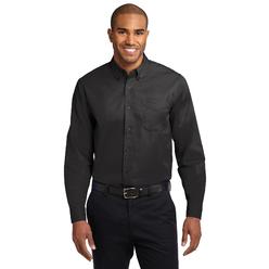 Port Authority TLS608 Mens Big & Tall Long Sleeve Wrinkle Resistant Easy Care Dress Shirt With Pocket
