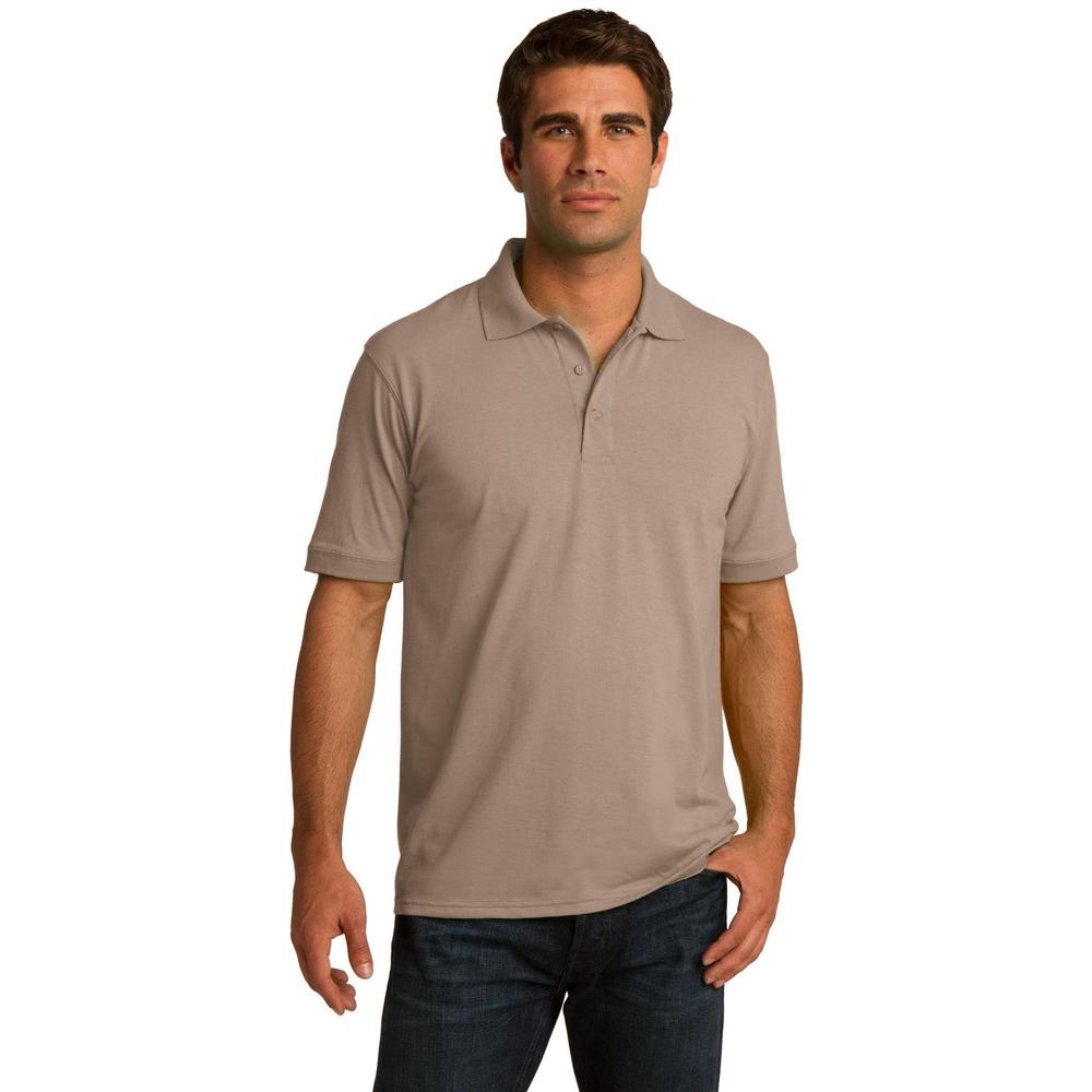 Port & Company KP55T Mens Big And Tall Short Sleeve Core Blend Jersey Knit Polo Shirt