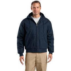 Cornerstone TLJ763H Mens Big And Tall Long Sleeve Duck Cloth Hooded Work Jacket With Pockets
