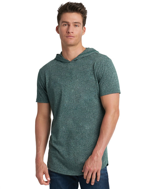 Next Level 2022 Unisex Short Sleeve Mock Twist Stylish Hoody T-Shirt