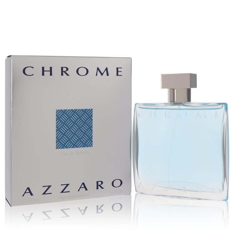 Azzaro Chrome by Azzaro Eau De Toilette Spray 3.4 oz Men