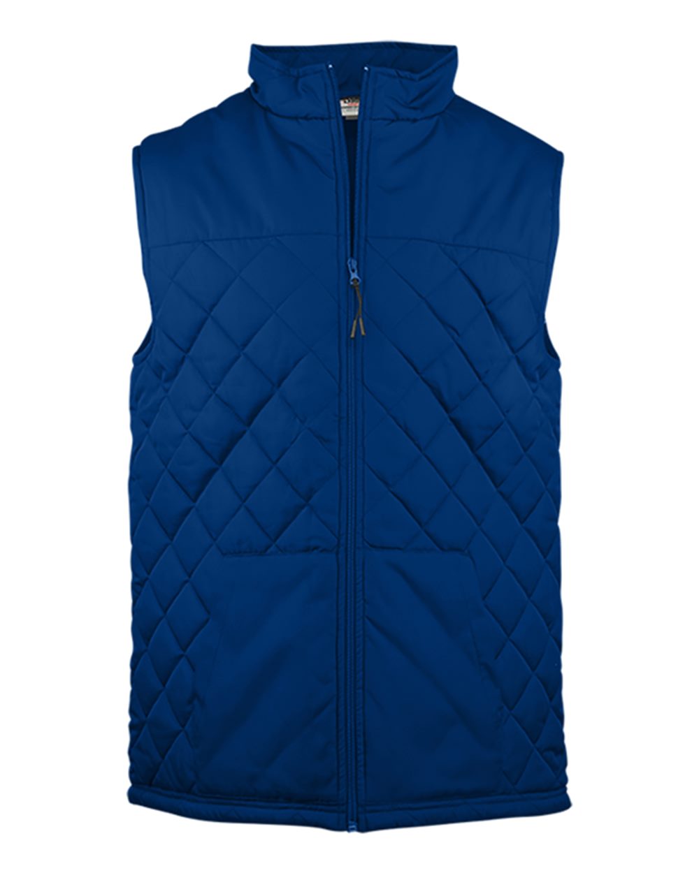 Badger 7660 Mens Sleeveless Water Resistant Quilted Vest With Pockets