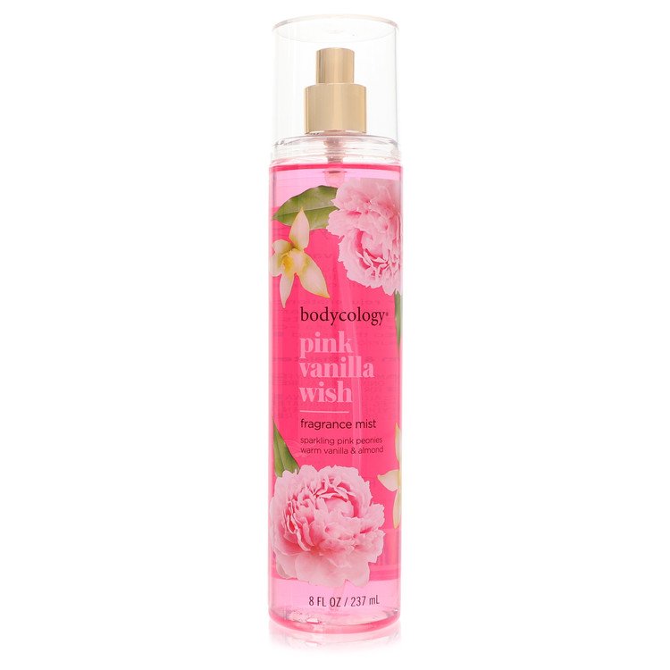 Bodycology Pink Vanilla Wish by Bodycology Fragrance Mist Spray 8 oz 8 oz Women