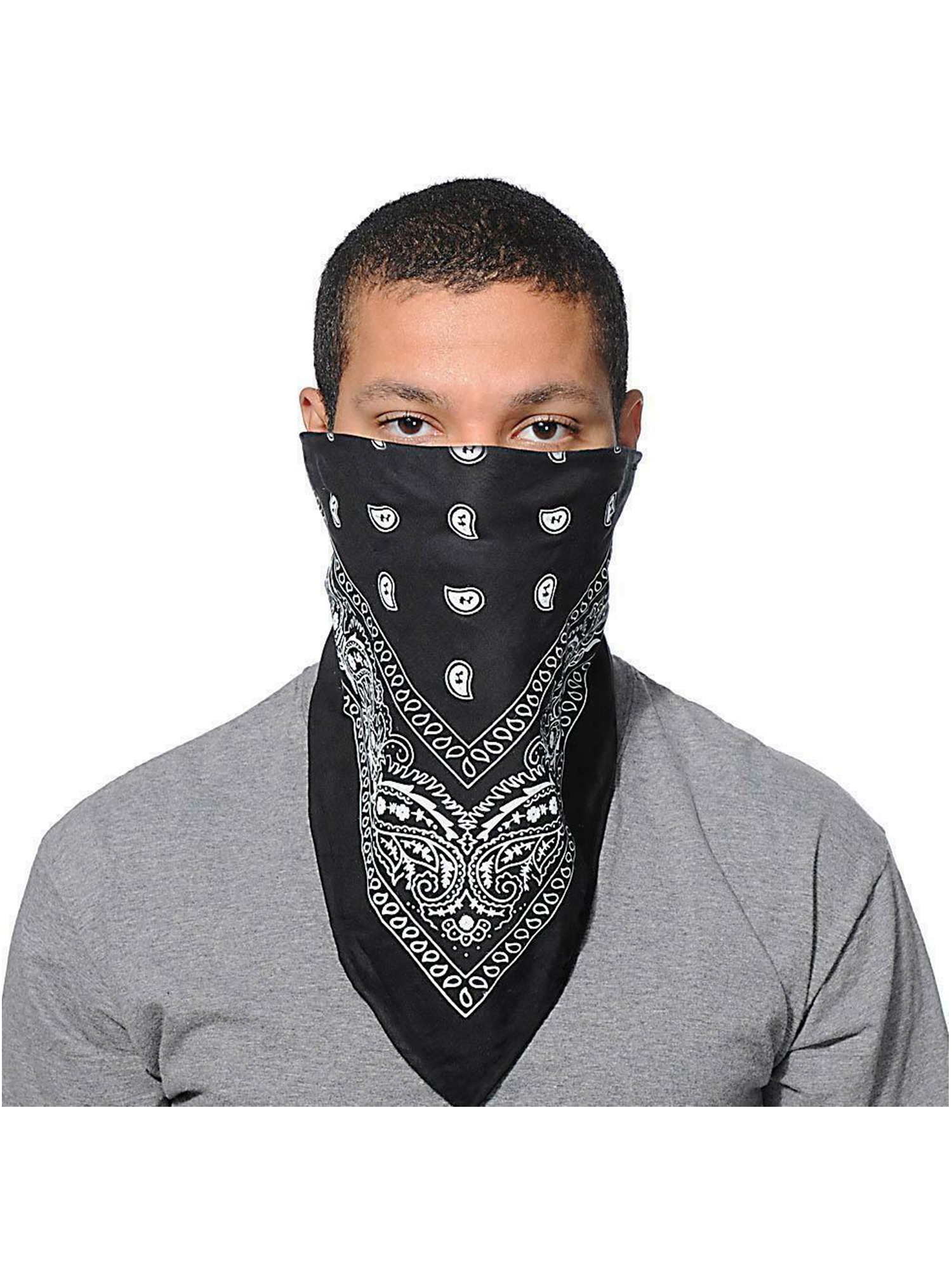 Hav A Hank 2 Pack Paisley 100 Cotton Handkerchief With Sewn Edges Bandana