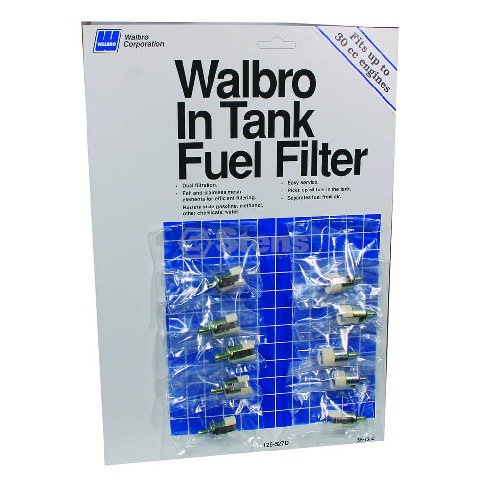 Stens OEM Fuel Filter Display Fits Walbro 125-527D 125-527D-1