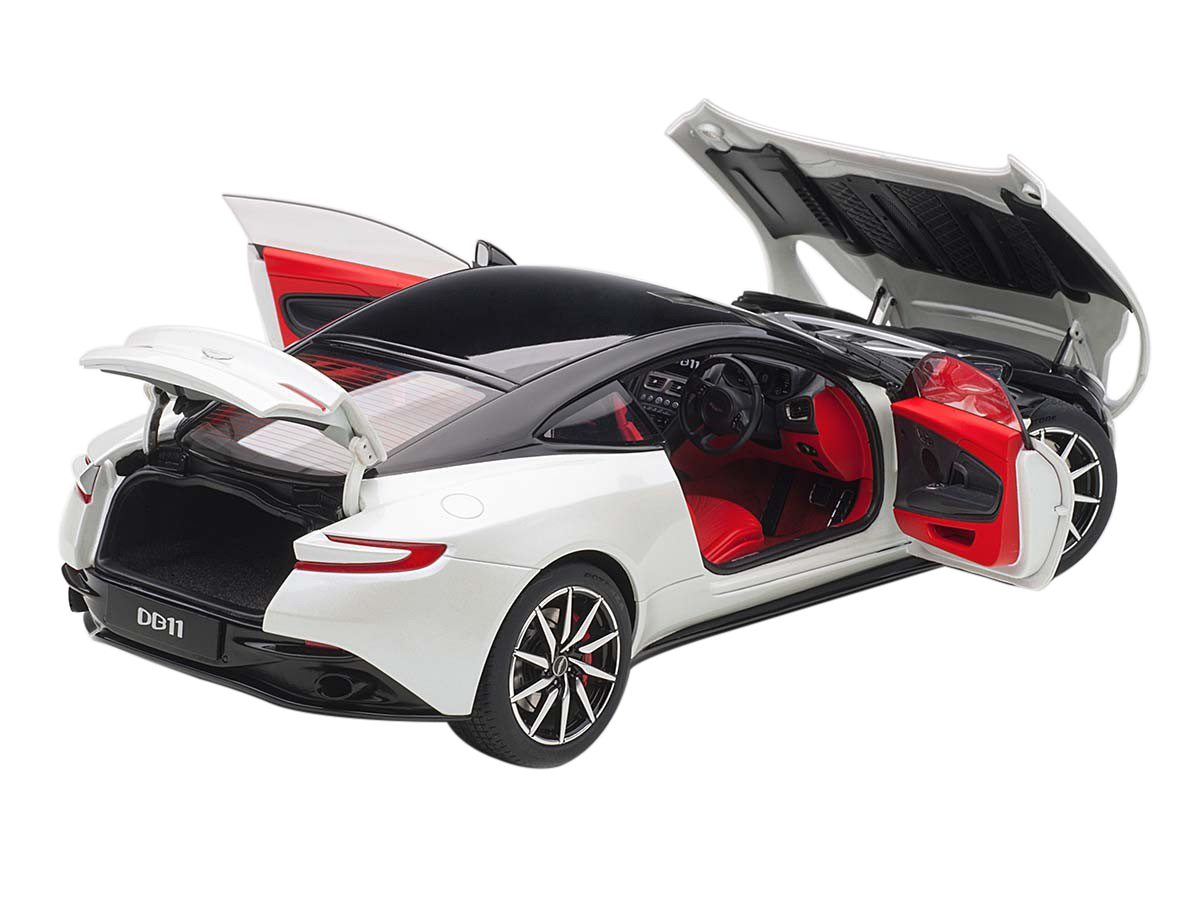 Aston Martin Db11 Morning Frost White Metallic With Black