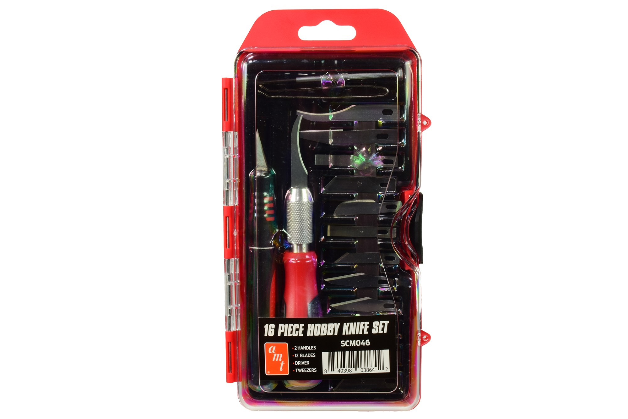 AMT 16 Piece Hobby Knife Set (Skill 3) for Model Kits by AMT