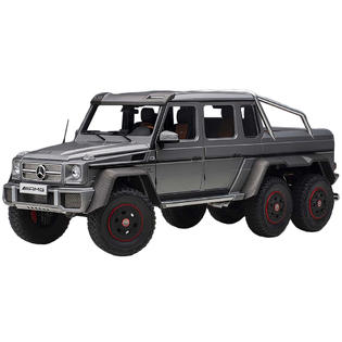 Mercedes Benz G63 Amg 6x6 Designo Platinum Magno Gray Metallic With Carbon Accents 1 18 Model Car By Autoart Mercedes Benz G63 Amg 6x6 Designo Platinum Magno Gray Metallic With Carbon Accents 1 18 Model Car By Autoart