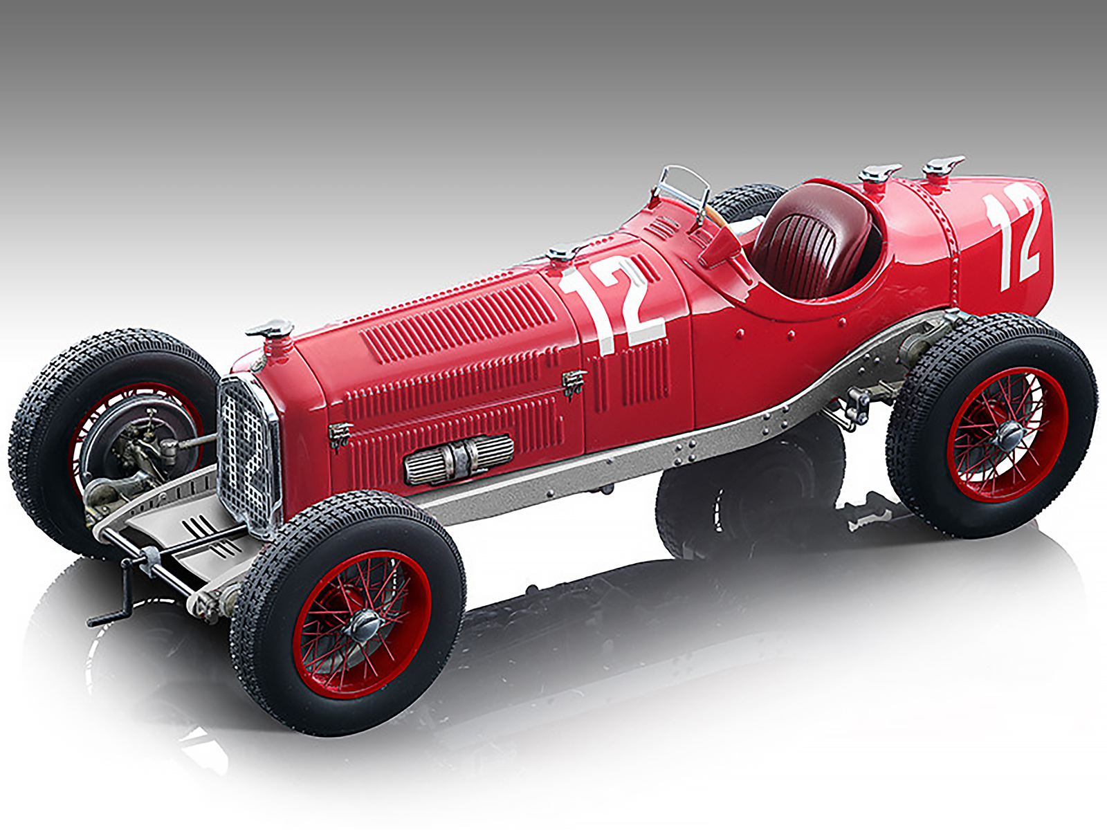 TECNOMODEL Alfa Romeo P3 Tipo B #12 Tazio Nuvolari Winner French GP (1932) "Mythos Series" Ltd Ed to 180 pcs 1/18 Model Car by Tecnomodel
