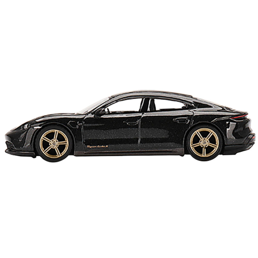 TSM-Model Porsche Taycan Turbo S Volcano Gray Metallic Limited Edition to 1800 pieces 1/64 Diecast Model Car by True Scale Miniatures