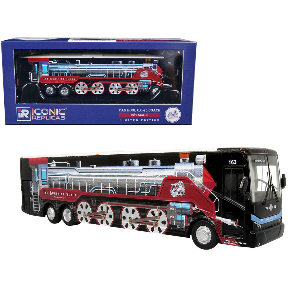 Iconic Replicas Van Hool CX-45 Coach Bus Empire Coach Lines "The Sunshine Flyer: The Armadillo" 1/87 Diecast Model by Iconic Replicas