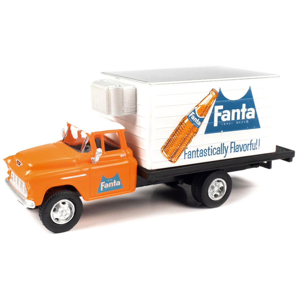 Classic Metal Works 1957 Chevrolet Refrigerated Box Truck Orange with ...