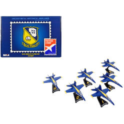 Postage Stamp Planes PSBA001 1-150 Model F-A-18C Blue Angels Set Postage Stamp - 6 Piece