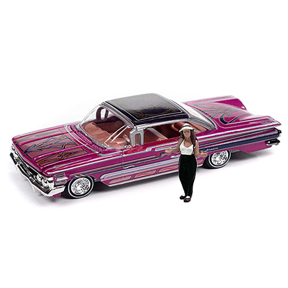 1:24 chevrolet impala low rider red pink slips 1960 1:24 chevrolet impala low rider red pink slips 1960