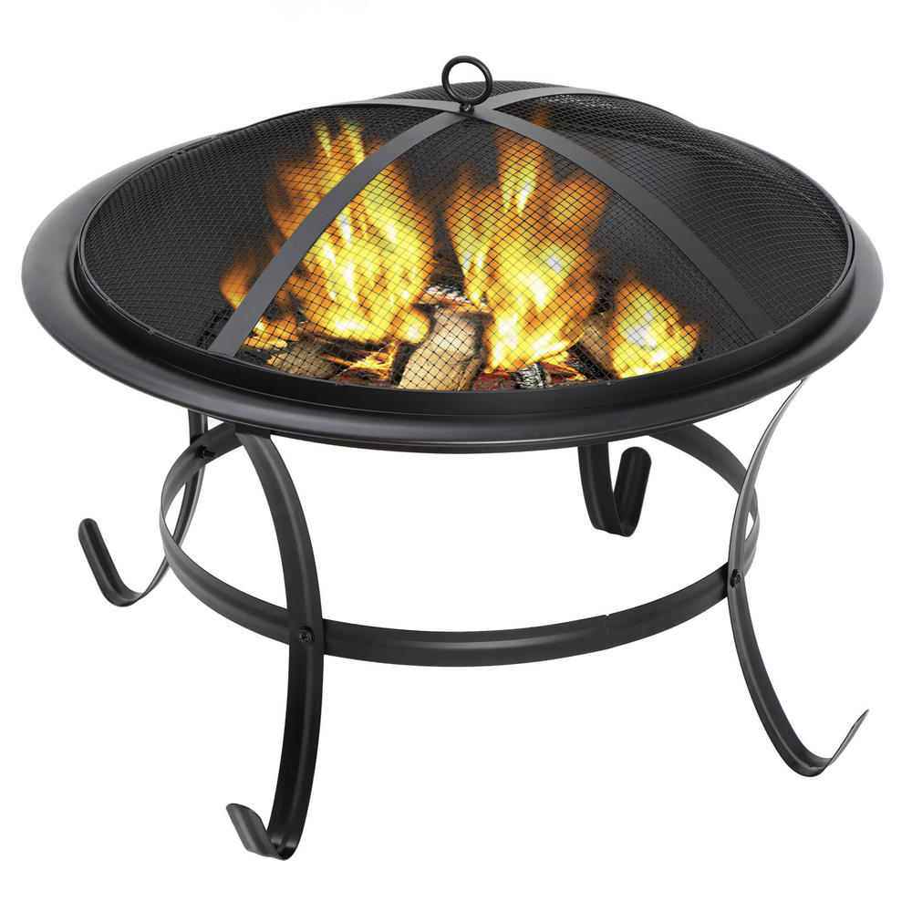Segawe 22" Fire Pit Heater Wood Burning Patio Deck Backyard Stove Fireplace Table
