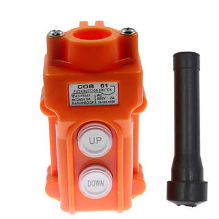 jahyelec Pendant Control Station Pushbutton Switch for Hoist Crane Up ...