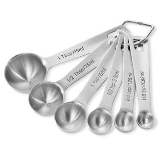 Last Confection 6pc Stainless Steel Measuring Spoons Set