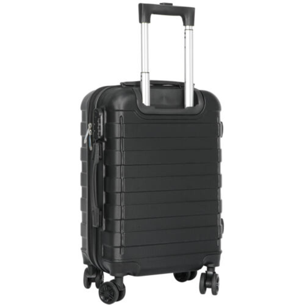 Branded 21 Inch Hardside Carry Luggage Carry-On Suitcase with Spinner Wheels Travel