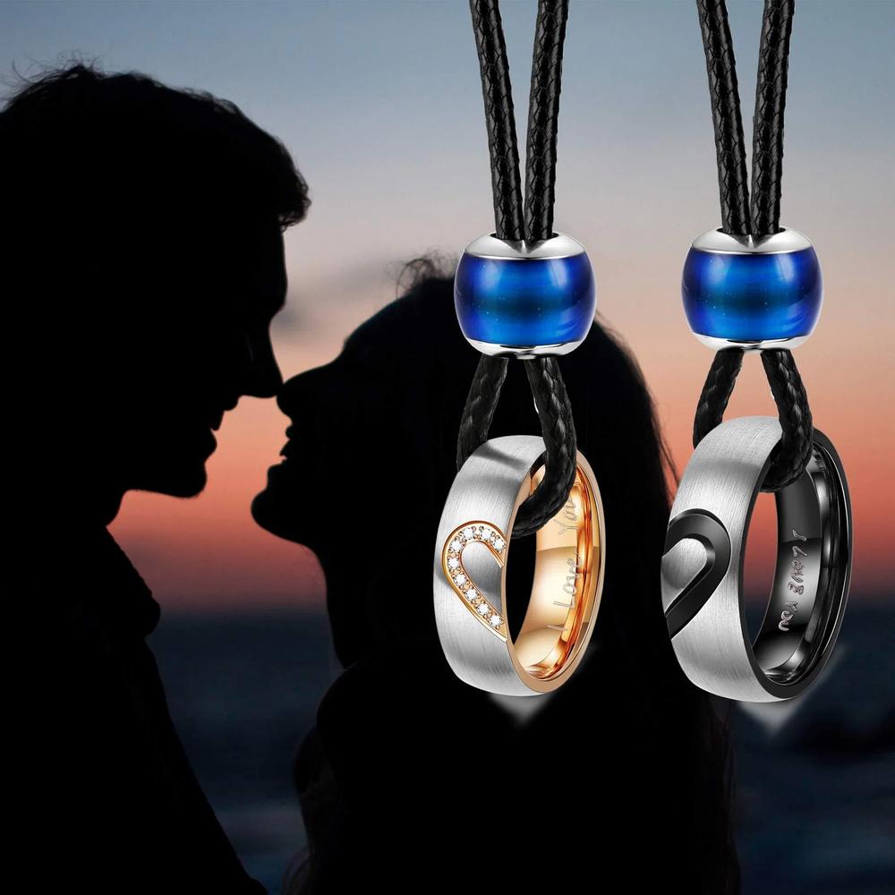 Mens promise ring necklace deals