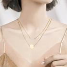 Double layered 2025 coin necklace