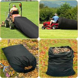 imountek 54Cubic Feet Lawn Tractor Leaf Bag Oxford Cloth Gardening Bag Mower Grass Bagger