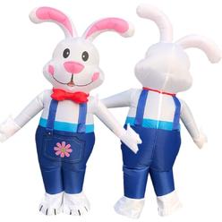 DH Adult Inflatable Cosplay Halloween Rabbit Costume for Men or Women Easter Bunny