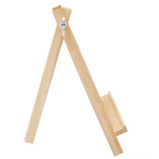 Juvale 6-Pack Mini Wooden Easel Stands, Place Card Holders for