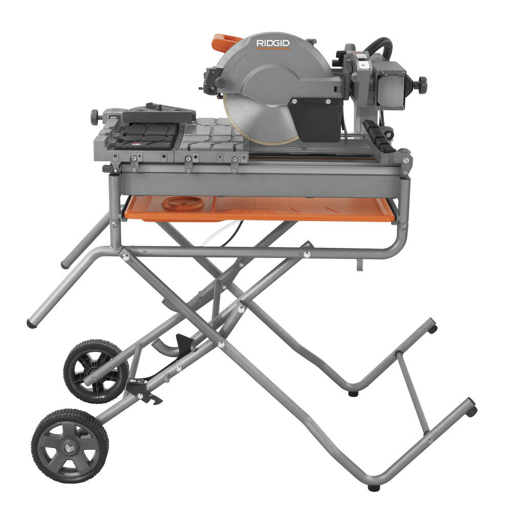 Tile Saws Wet Sears Ridgid Certified Refurbished Zrr4091 10 In Wet Tile Saw With Stand