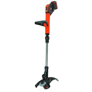 Black Decker Lste523 20v Max Cordless Lithium Ion Easyfeed 2 Speed 12 In String Trimmer Edger Kit