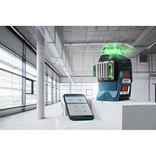 Bosch Gll3 330cg 360 Degrees Connected Green Beam Three Plane