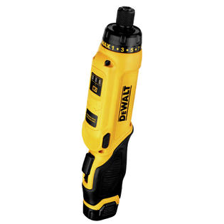 Dewalt Dcf680n2 8v Max Cordless Lithium Ion Gyroscopic Screwdriver Kit With 2 Compact Batteries