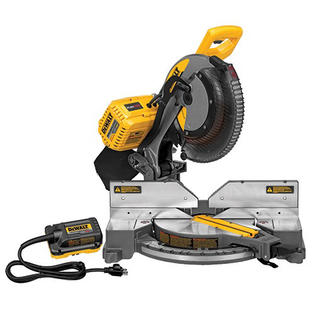 DeWalt DHS716AB 120V MAX FlexVolt Cordless Lithium-Ion 12 in. Fixed Compound Miter Saw with Adapter Only (Bare Tool)