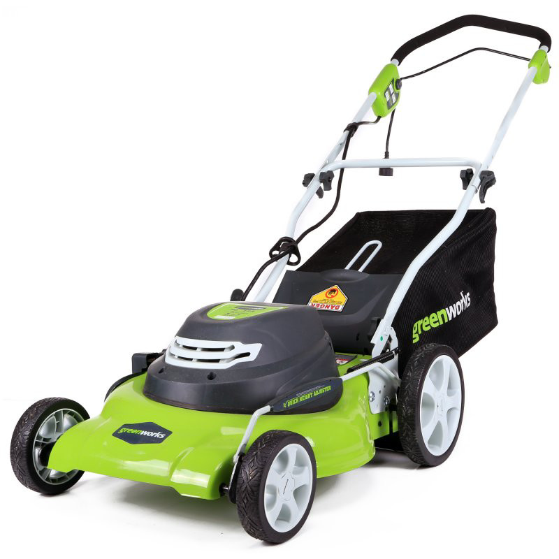 Photo 1 of Greenworks 12-Amp Deck Width Corded Electric Push Lawn Mower with Mulching Capability