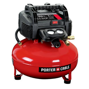 Porter Cable C2002 0 8 Hp 6 Gallon Oil Free Pancake Air Compressor
