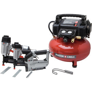 Porter Cable Pcfp12234 3 Tool Finish Nailer Brad Nailer Combo Kit