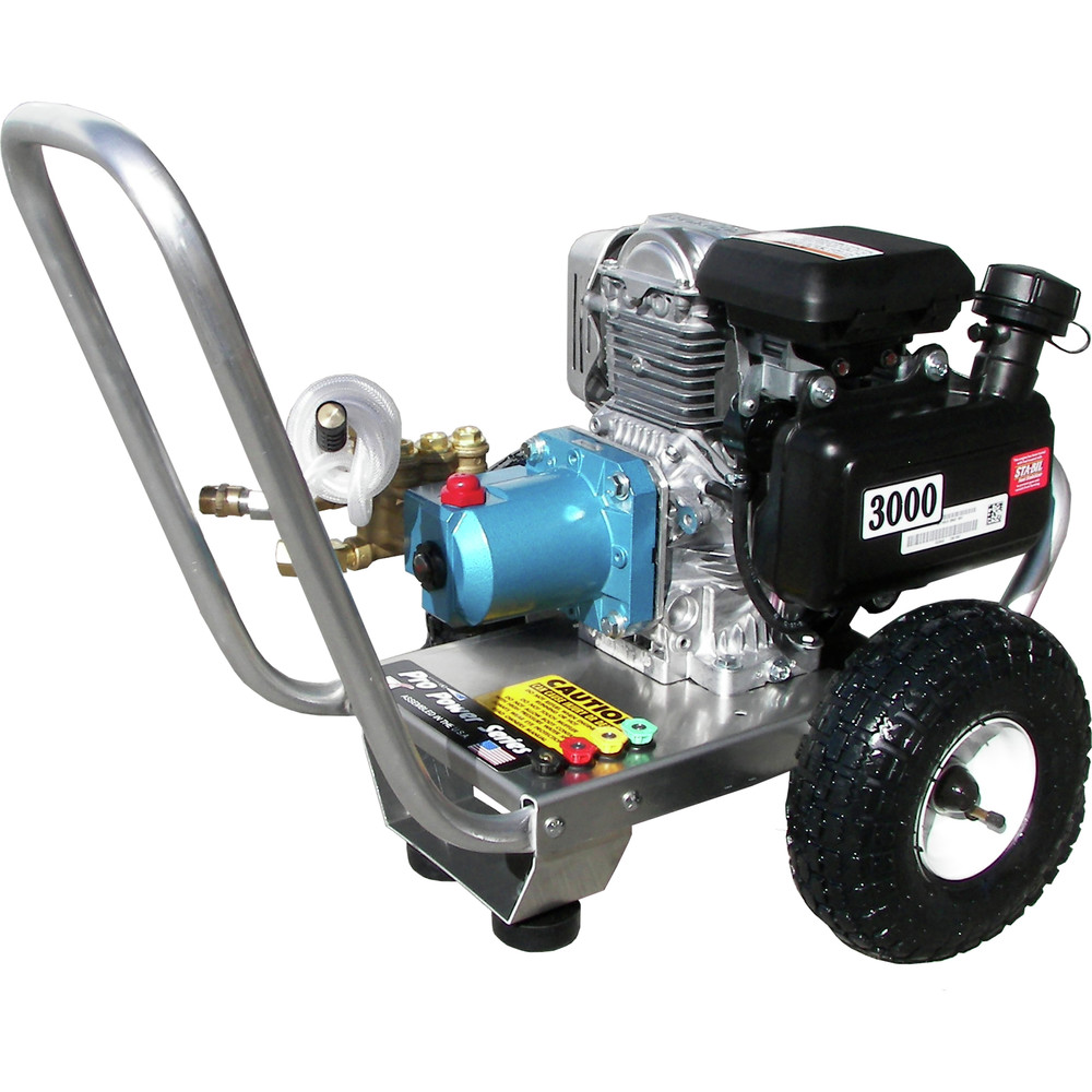 Pressure Pro Pps2533hci Pro Power 3300 Psi 2 5 Gpm Cat Pump Gas Cold Water Pressure Washer With Honda Engine