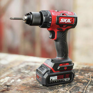 Skil Dl529302 Pwrcore 20 20v Brushless Lithium Ion 1 2 In Cordless Drill Driver Kit With Pwrassist Mobile Charging 2 Ah