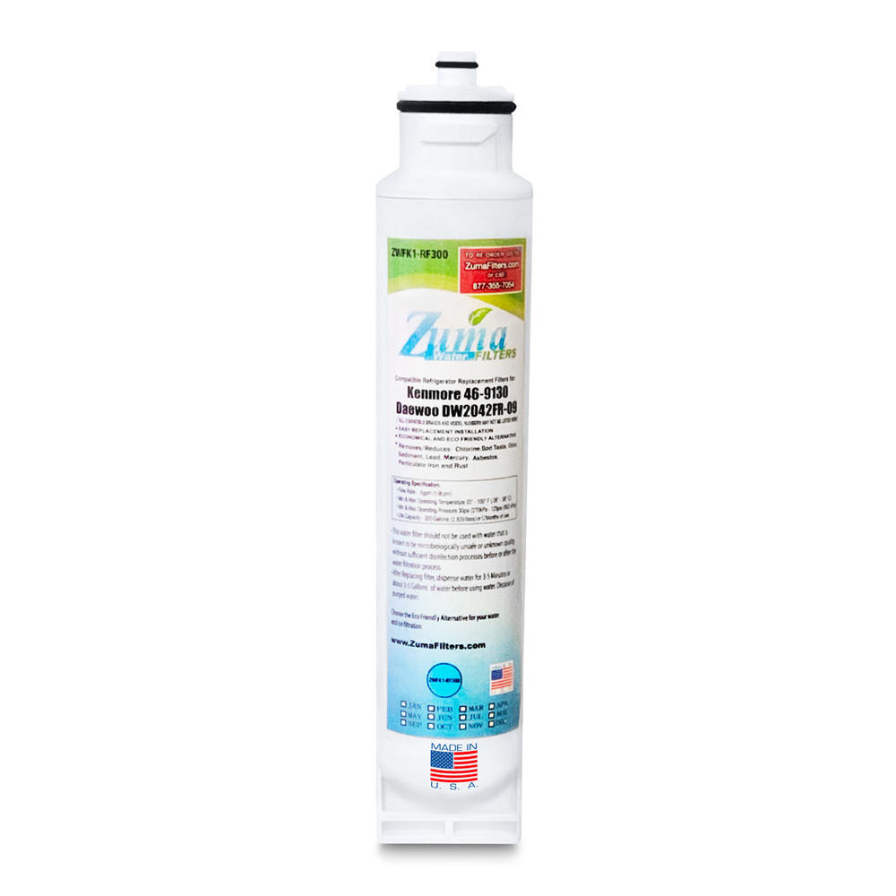 Zuma Filters™ Brand Refrigerator Water and Ice Filter compatible with Daewoo® / Kenmore® ACC140 ZWFK1-RF300