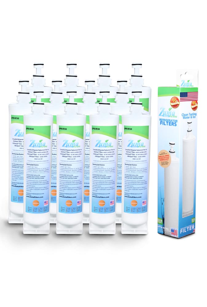 Zuma Filters ZUMA Brand , Refrigerator Water Filter , Model # OPFW-RF300 , Compatible to Kenmore&reg; 46-9085 - 12 Pack - Made in U.S.A.