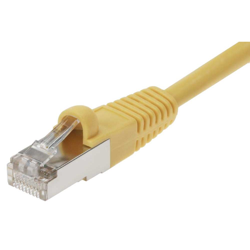 Sf Cable 6 ft Shielded Cat5e Ethernet Network Cable Yellow