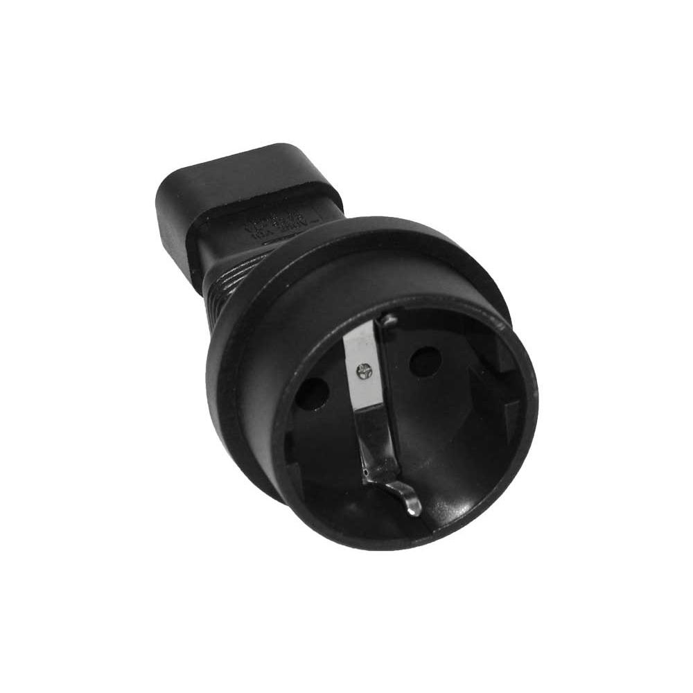 Sf Cable IEC C14 to European CEE7/7 Schuko receptacle
