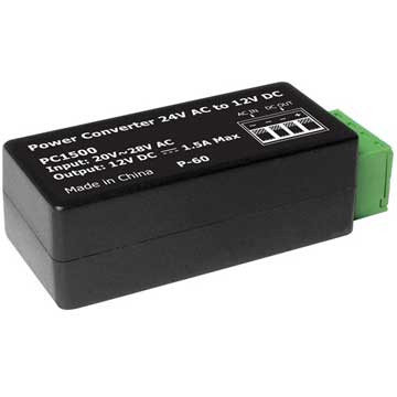 Sf Cable Power Converter 24V AC to 12V DC up to 1500mA