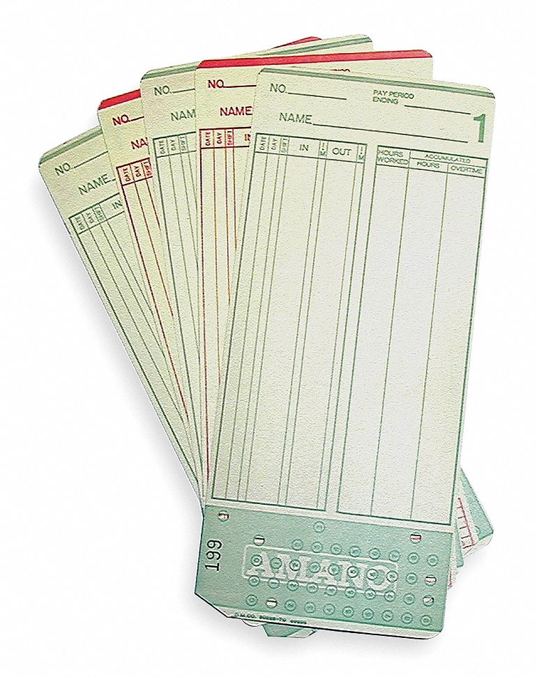 Amano AMA099000 Amano Time Cards, Payroll Card Type ...