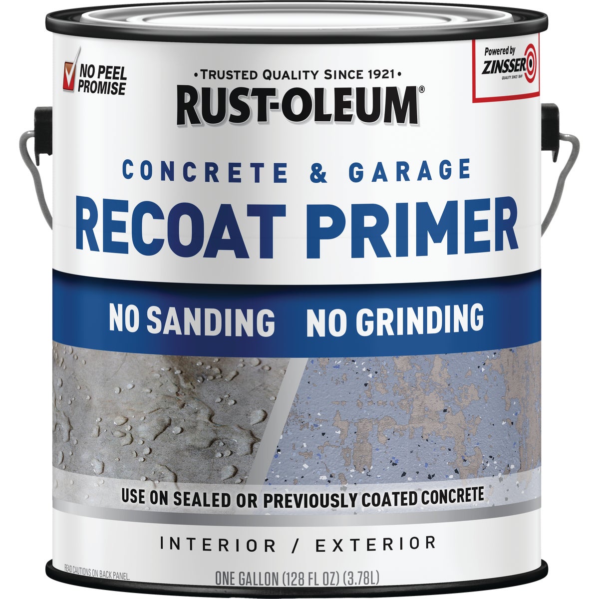 Rust-Oleum 338806 Rust-Oleum Garage & Concrete Recoat Floor Primer, Semi-Transparent Gray, Gal 338806
