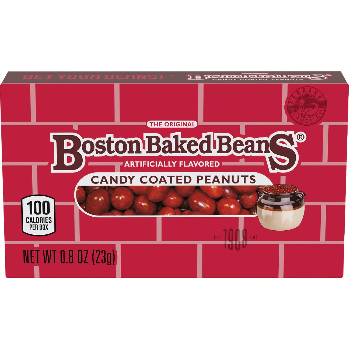 Ferrara Pan 123094 Ferrara Pan Candy Covered Peanuts 0.8 Oz. Boston Baked Beans 123094 Pack of 24